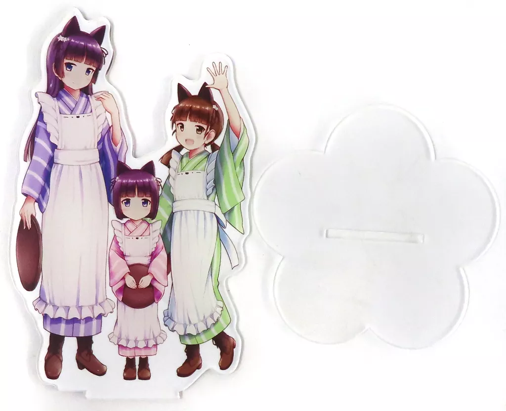 【俺妹】和服エプロン三姉妹アクリルフィギュア 五更瑠璃&日向&珠希(ヘルニア忍者) C99/ヘルニア天国