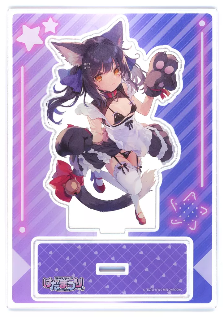 【オリジナル】B6アクリルフィギュア C賞 絵柄C(玉之けだま) けだまつり 玉之けだま ONLY FES メロブオンラインくじ/メロンブックス
