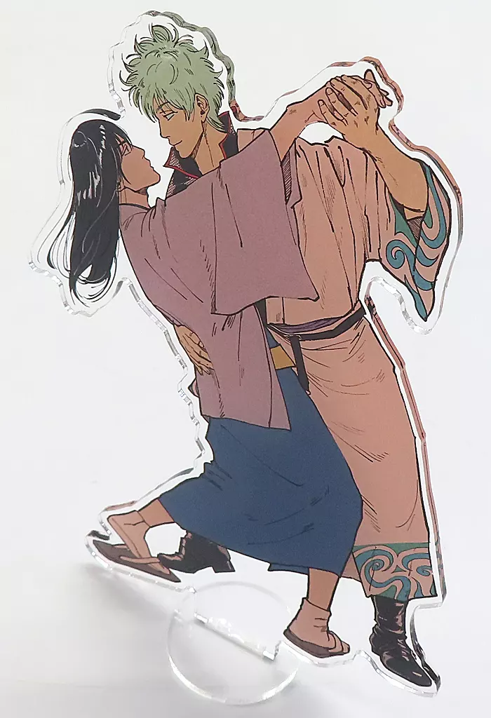 【銀魂】アクリルスタンド ダンス 坂田銀時＆桂小太郎(岸本) COMIC CITY 大阪 123/ブリ～フ岸本