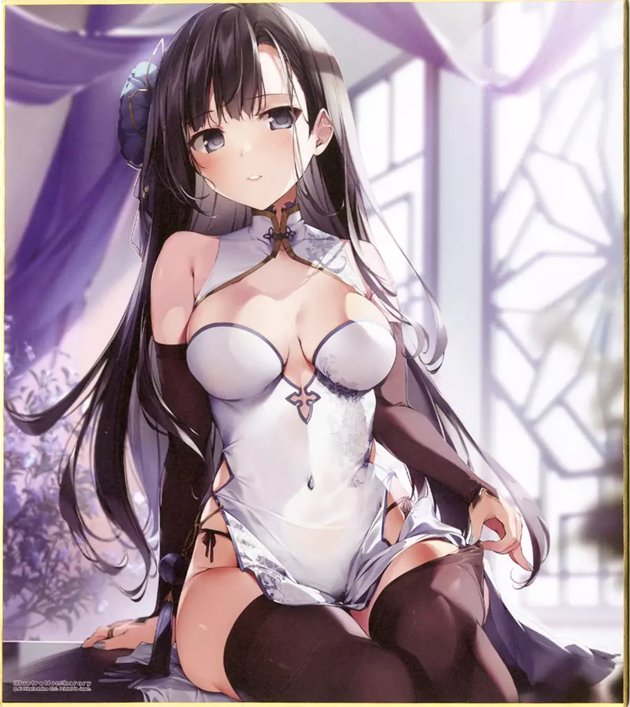 【オリジナル】複製色紙 来雪・チャイナドレス(karory) 2012.1/comプランニング