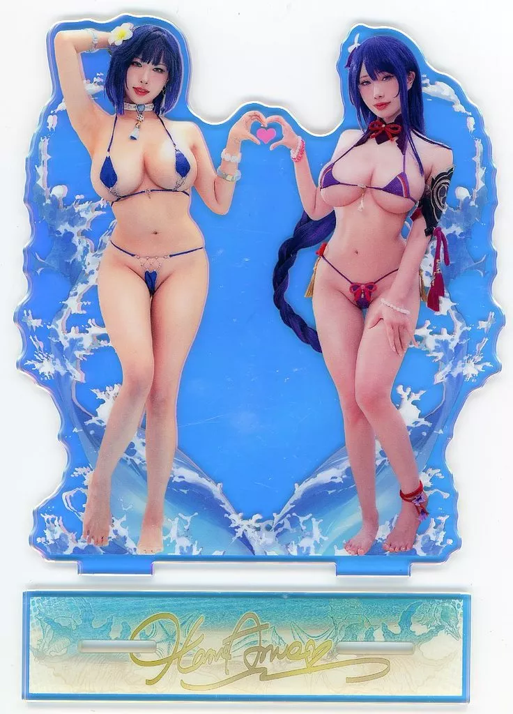 【原神-GENSHIN-】アクリルスタンド ビキニアクスタ 夜蘭&雷電将軍(雨波 HaneAme) C104/HaneAme cosplay