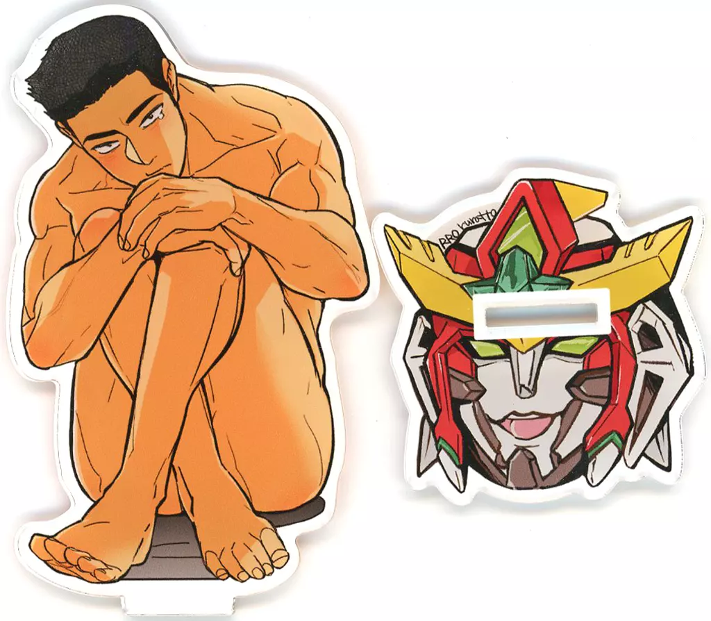 【勇気爆発バーンブレイバーン】イサミ全裸アクスタ(るらっと) C104/RRO