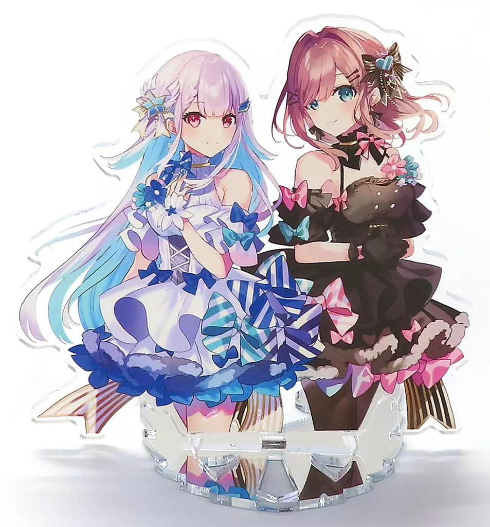 【バーチャルYoutuber】リゼるるアクリルスタンド リゼ・ヘルエスタ＆鈴原るる(さいね) C101/Chroma