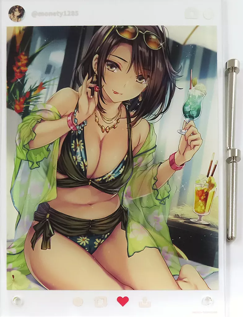 【オリジナル】アクリルフォトスタンド 描き下ろし R22A 100+ 艶 by Melonbooks Girls Collection 2022 SUMMER(もねてぃ) /メロンブックス