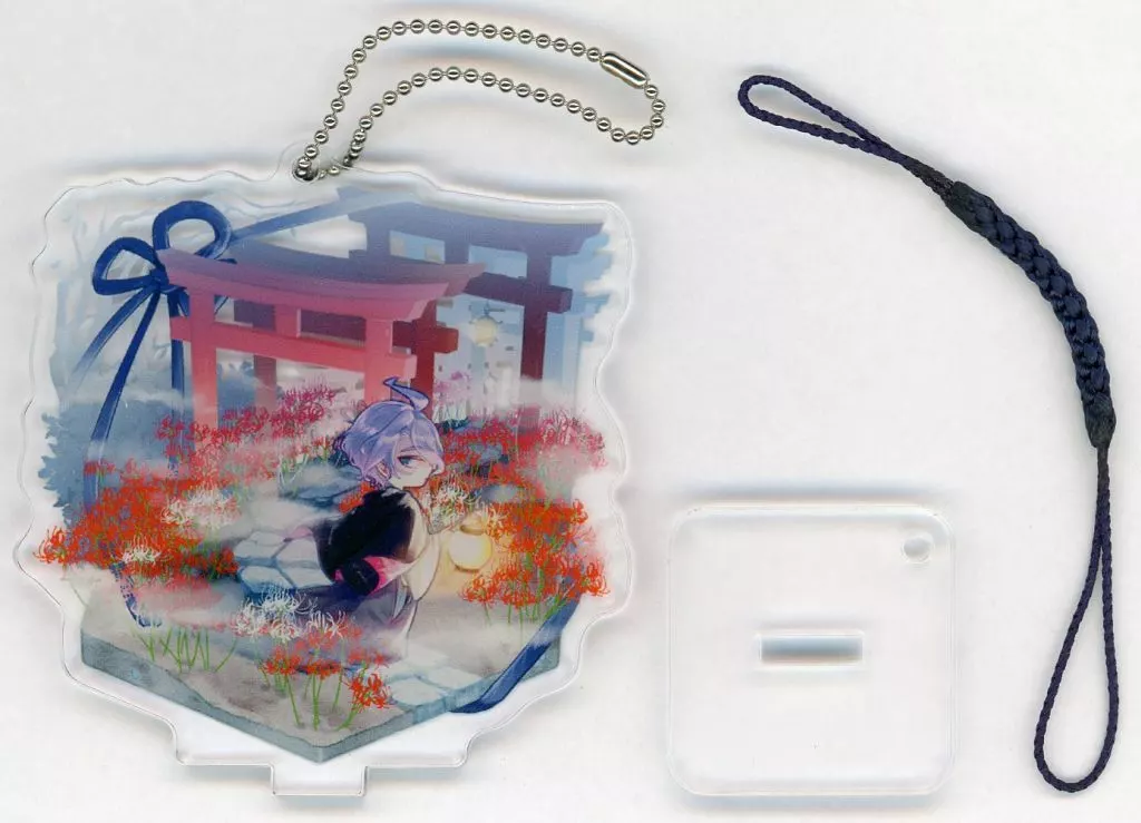 【刀剣乱舞】きりのにわアクリルスタンドキーホルダー 歌仙兼定(待つ) /茶碗飯