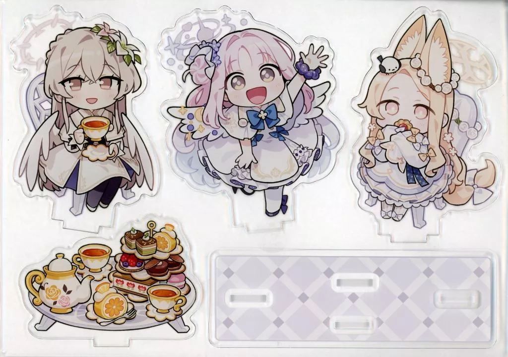 【ブルーアーカイブ】アクリルジオラマ 桐藤ナギサ＆聖園ミカ＆百合園セイア(栗原さくら) C106/いもむすめ。