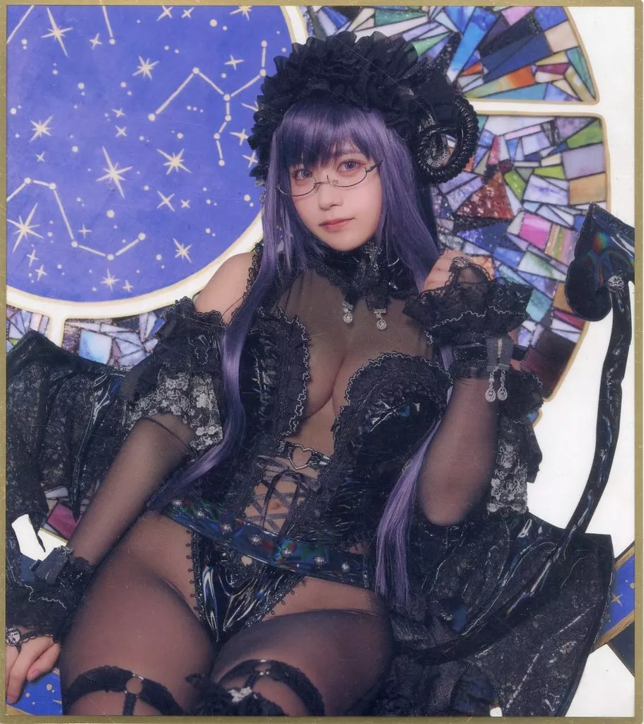 【オリジナル】クリア色紙 サキュバス(東雲うみ) C105/うみの家