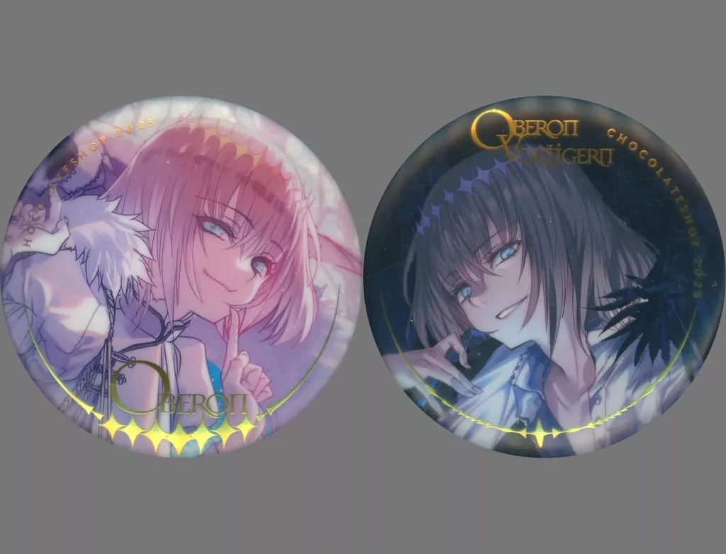 【Fate】缶バッジセット オベロン＆オベロン・ヴォーティガーン(CHOCO) C106/チョコレート・ショップ