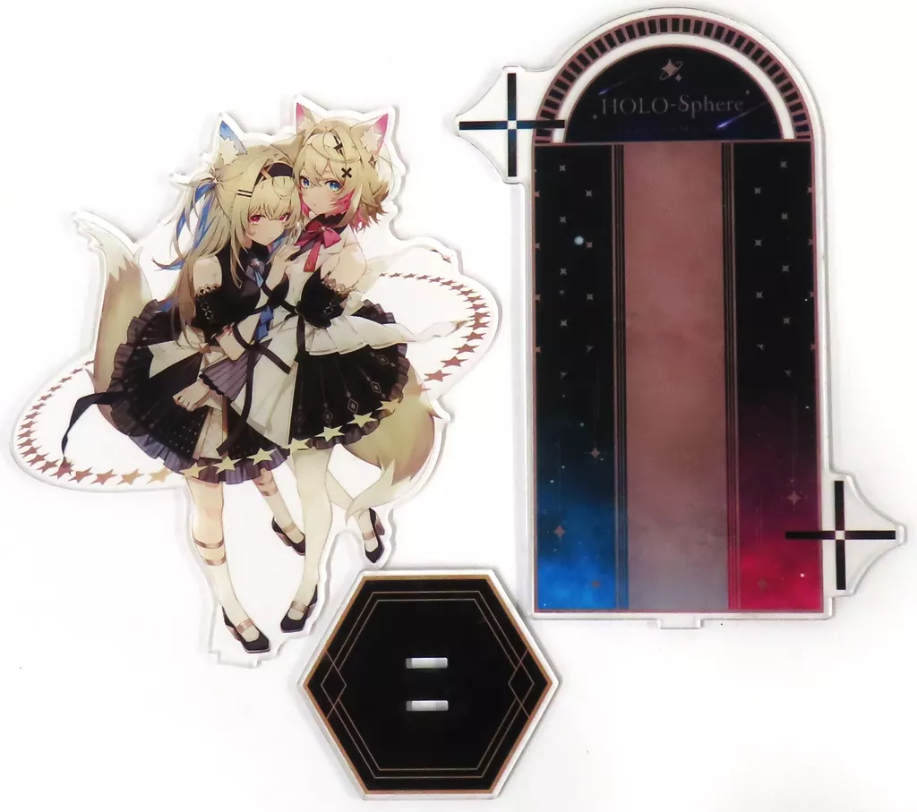【バーチャルYoutuber】アクリルスタンド フワワ＆モココ(石原竜也) C106/かれー☆らいす