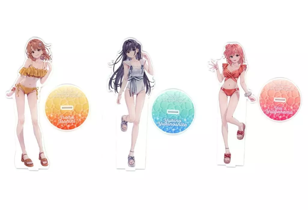 【やはり俺の青春ラブコメはまちがっている。】BIGアクリルスタンドセット(ぽんかん8) C106/vividcolor(本体不備(中))
