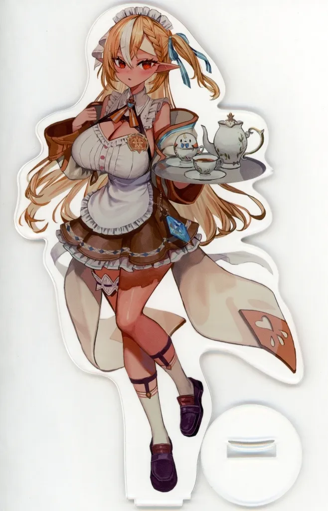 【ホロライブプロダクション】アクリルスタンド カフェ店員風アレンジホロライブファンタジー衣装 不知火フレア(ラムレーズン) ホロクル8th/氷菓子アクアリウム(台座・スタンドパーツ欠品)