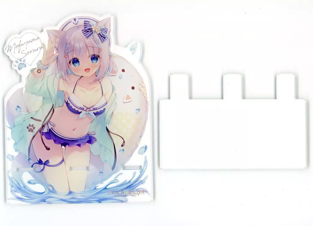 【バーチャルYoutuber】アクリルスマホスタンド もふやまそらら(ゆき恵) C106/PeachCandy