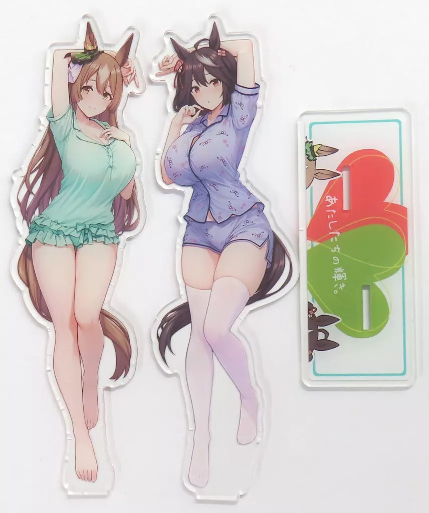 【ウマ娘 プリティーダービー】パジャマ姿キタサトアクスタ3点セット(缶子) C103/缶子牧場