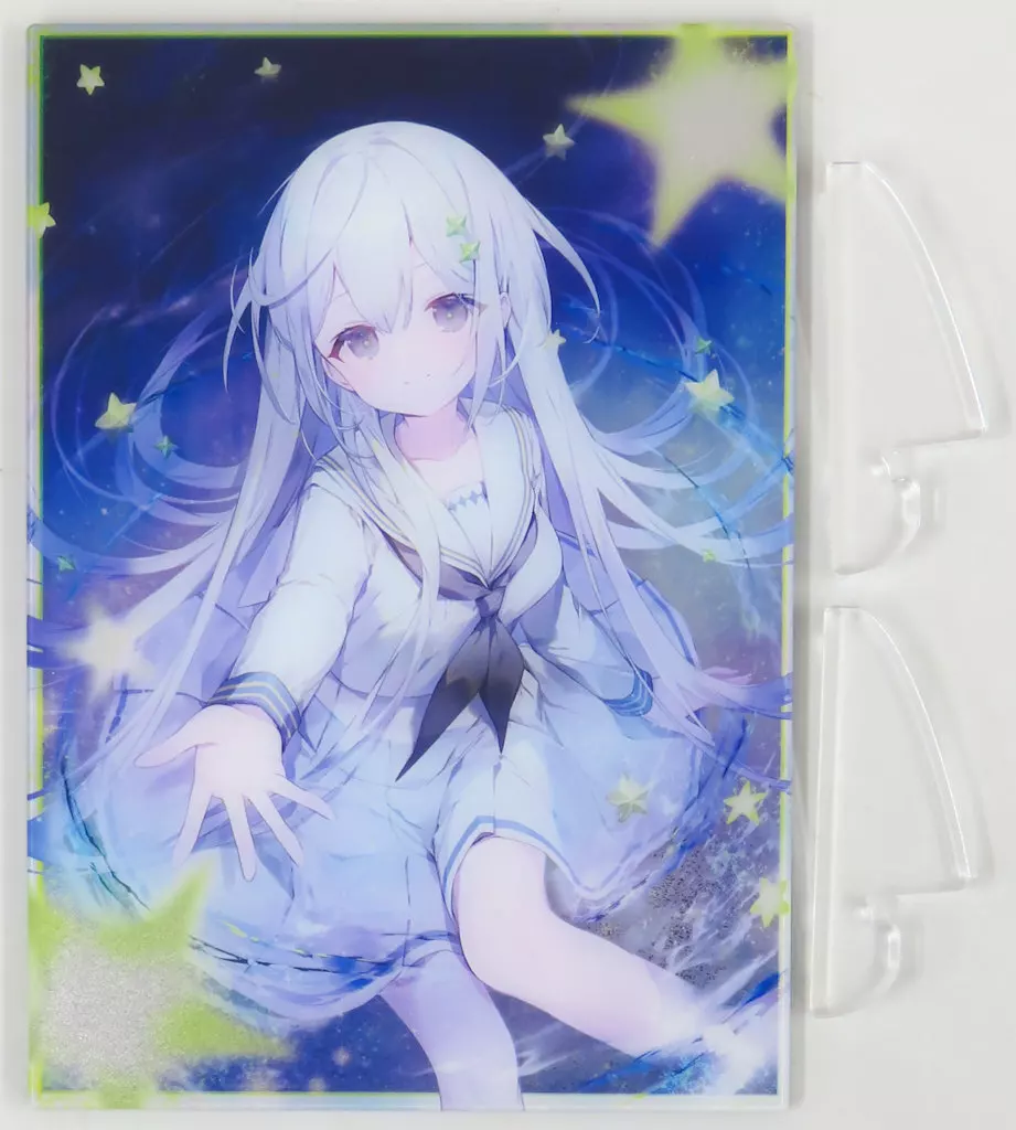 【オリジナル】ミラーアクリルボード FLAWLESS(にもし) 光る美少女展3/絵守未來プロジェクト