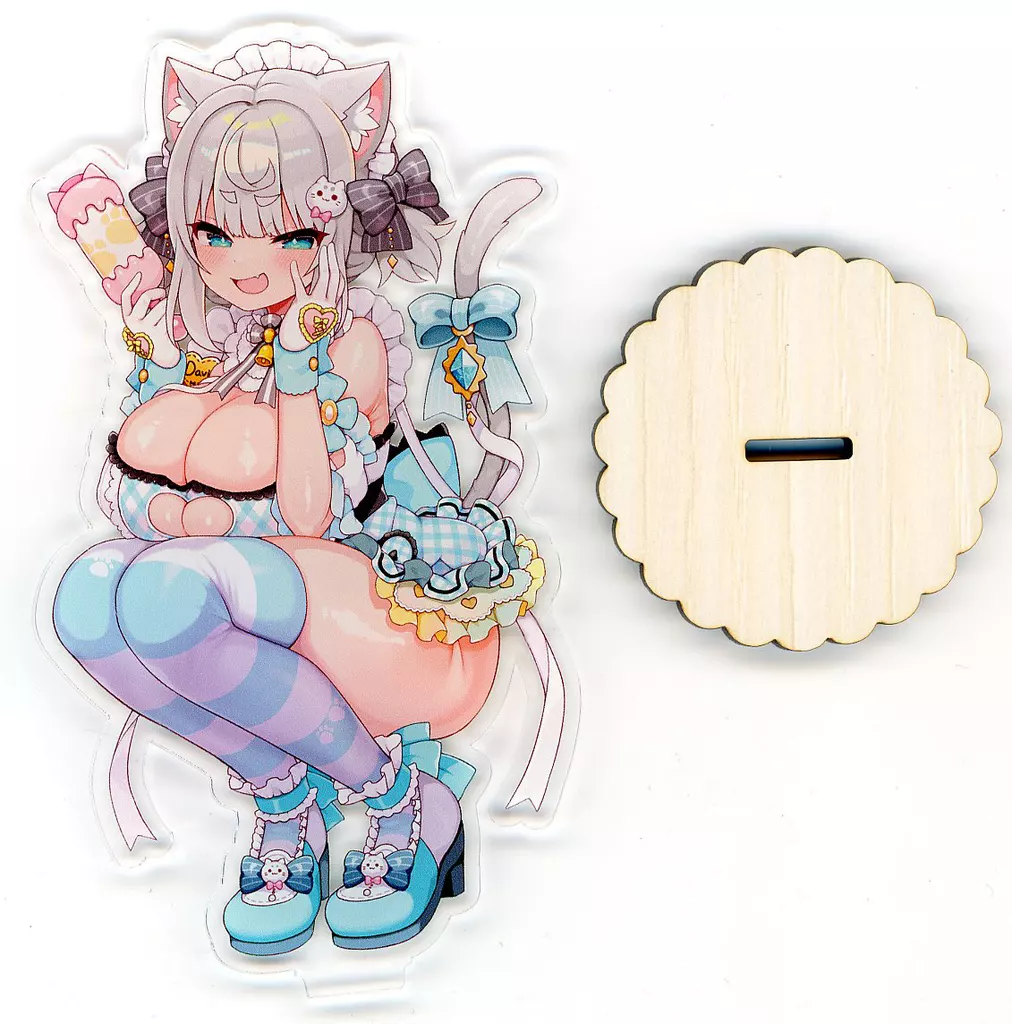 【バーチャルYouTuber】アクリルスタンド ダヴィ・アートマン(あらと安里) C101/あらと屋(本体破損有り)