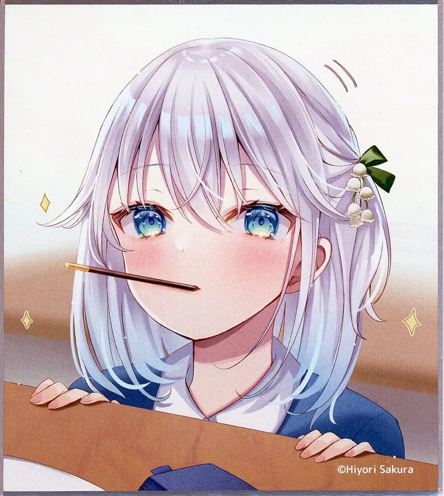 【オリジナル】複製ミニ色紙 ポッキーの日(桜ひより) /ひよこサブレ