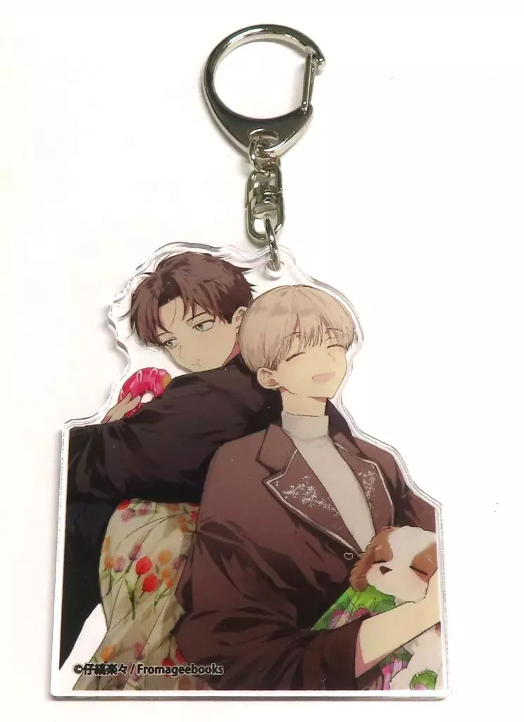 【オリジナル】アクリルキーホルダー 2バージョン 御徒町＆湯島(仔縞楽々) 仔縞楽々先生POP UP SHOP/フロマージュブックス