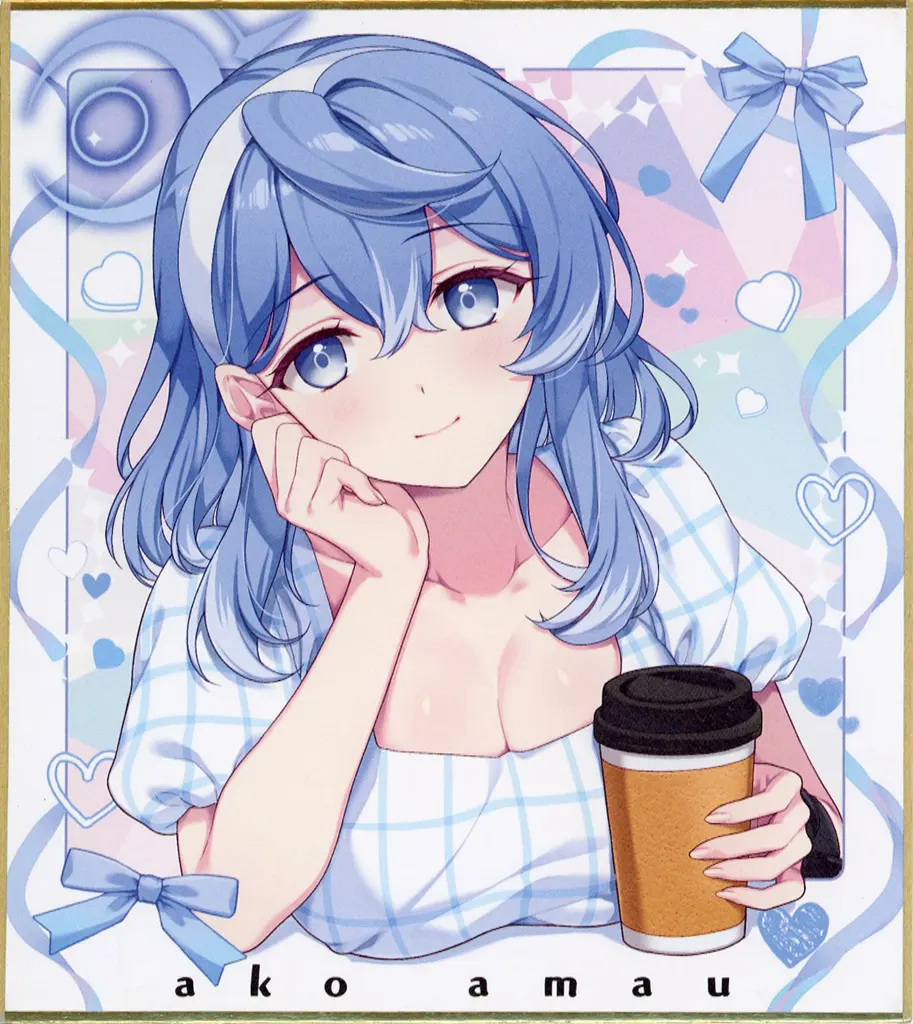 【ブルーアーカイブ】ミニ色紙 天雨アコ(有葉) C107/有葉と愉快な仲間たち