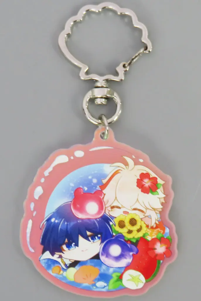 【原神-GENSHIN-】放万アクキー アクリルキーホルダー ver夏 放浪者&楓原万葉(ゆきもち) 超神ノ叡智2024/tre27