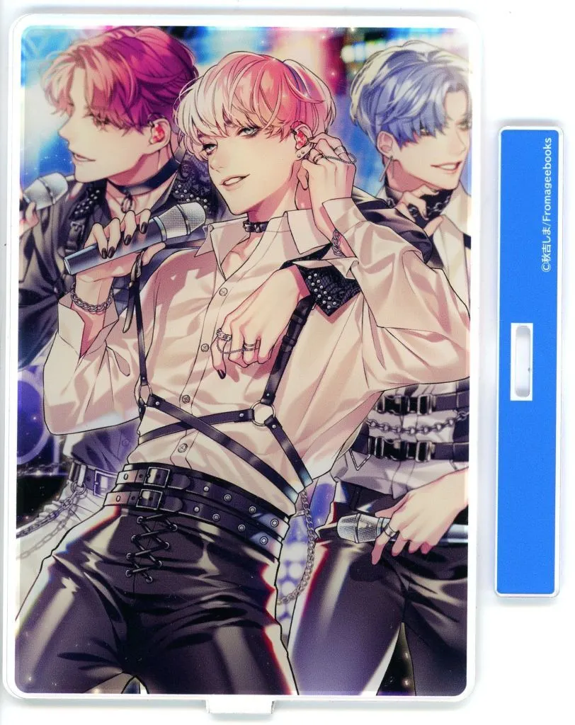 【オリジナル】アクリルスタンド アイドル男子☆コレクション(秋吉しま) 2022フロマ秋のポストカードフェア/フロマージュブックス