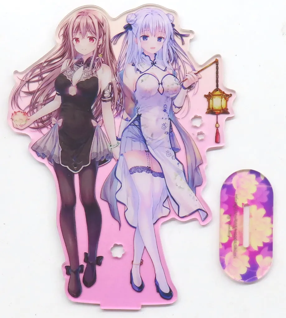 【オリジナル】アクリルフィギュア 飛鳥&栞(花花捲&草草饅) C107/TwinBox