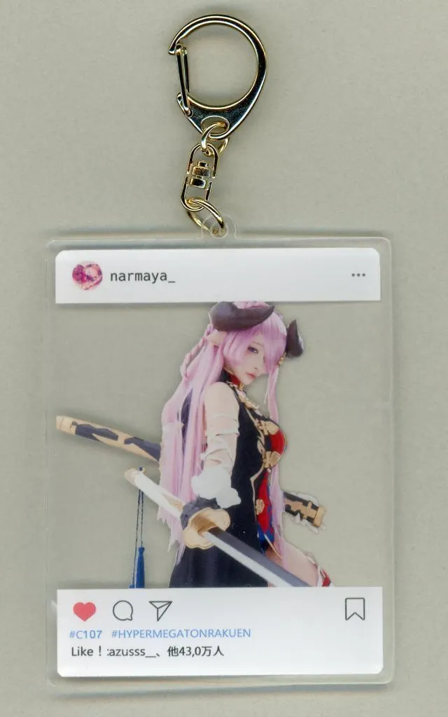 【グランブルーファンタジー】アクリルキーホルダー ナルメア(みぃこ) C107/ハイパーメガトンラクエン