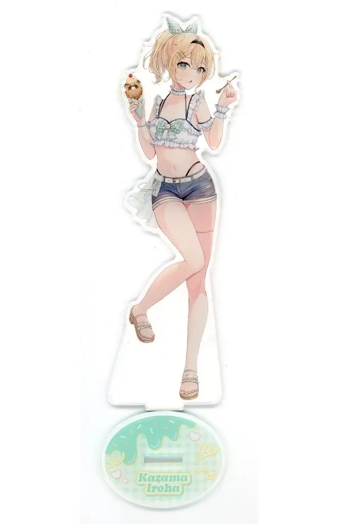 【バーチャルYoutuber】アクリルスタンド 水着衣装 風真いろは(白咲もか) ホロクル10th/もーにんぐせっと