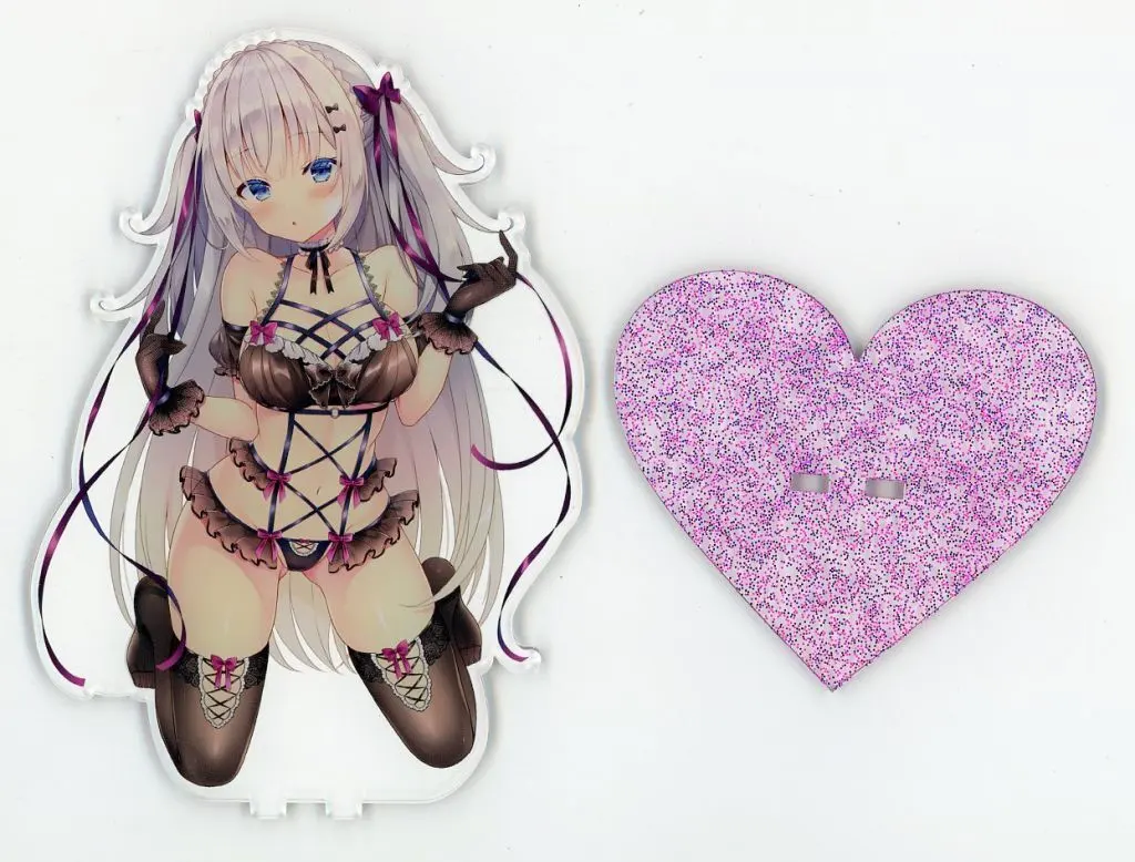 【オリジナル】アクリルフィギュア 「Lily ribbon」表紙イラスト 死神ちゃん(なのはなこひな) /cottontail