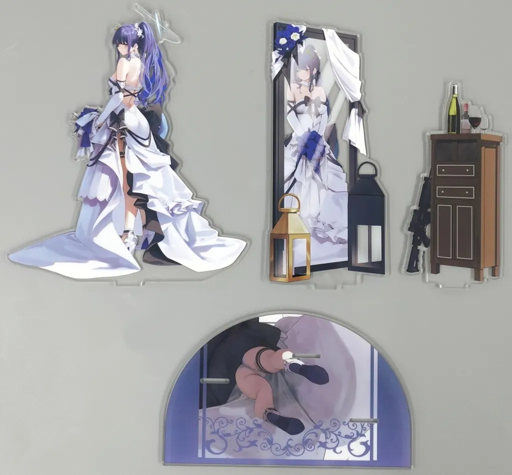 【ブルーアーカイブ】アクリルジオラマスタンド ドレス 錠前サオリ(Leviathan) /雑魚工房