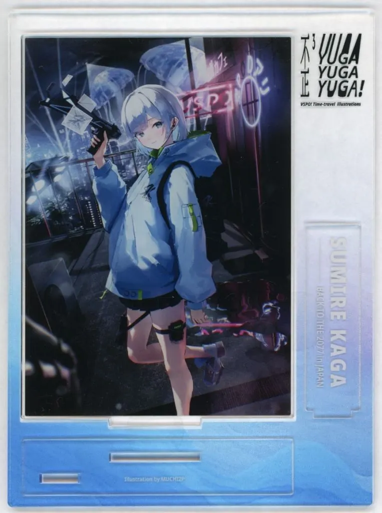 【ぶいすぽっ!】アクリルパネル サイバーパンク 花芽すみれ(ムチムチP) C107/ムチと芋のカリスマカリカリっ!