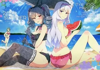 【アイドルマスター】ポストカード 四条貴音＆神崎蘭子＆徳川まつり(おつまみ) C86/ReDrop