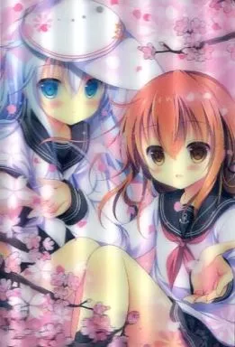 【艦隊これくしょん~艦これ~】3Dイラストカード 響&電(シロガネヒナ) COMIC1☆9/MILK BAR
