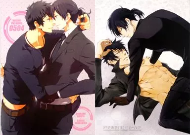 【PSYCHO-PASS(サイコパス)】イラストカード 狡噛慎也&宜野座伸元(毬田ユズ) SUPER COMIC CITY 24/ISTINTO