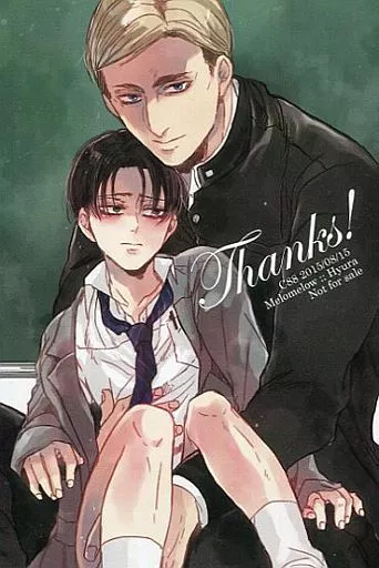【進撃の巨人】イラストカード リヴァイ&エルヴィン・スミス(ひゅら) C88/Melomelow