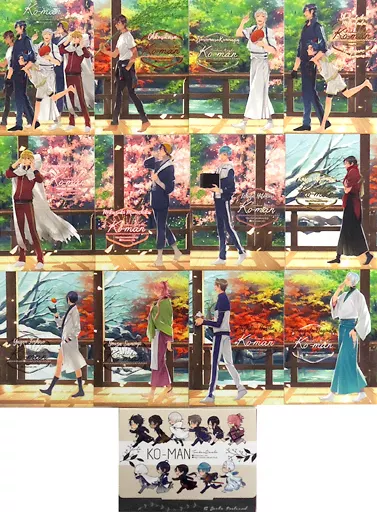 【刀剣乱舞】専用化粧箱入り12枚組ポストカードセット(片瀬若) 閃華展覧会2018/幸漫