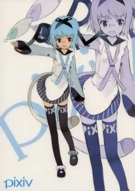 【擬人化】B5下敷き ピクシブたん(okama) /Pixiv