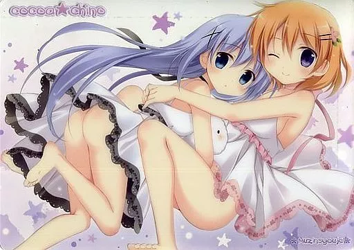 【ご注文はうさぎですか?】クリア下敷き ココア&チノ(梱枝りこ) C90/無人少女