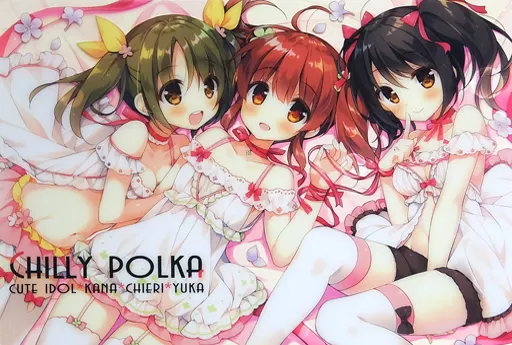 【アイドルマスター】B5クリア下敷き 今井加奈&緒方智絵里&中野有香(すいみゃ) C92/Chilly polka
