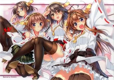 【艦隊これくしょん~艦これ~】A3金剛四姉妹デスクマット 金剛&榛名&比叡&霧島(ピロ水) C86/まほ~びん(賢者も~ど)