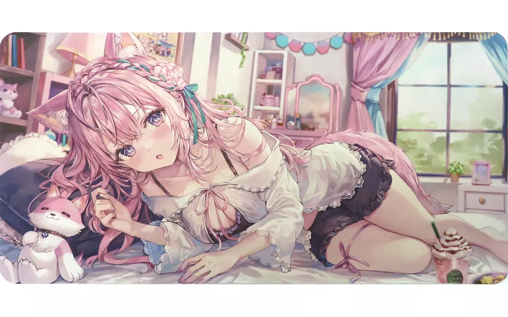 【バーチャルYoutuber】ラバーマット 博衣こより(ももこ) C102/さしみねこ屋