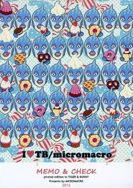 【TIGER＆BUNNY】メモ帳 ルナティック(ヤマダサクラコ) 2012/MICROMACRO