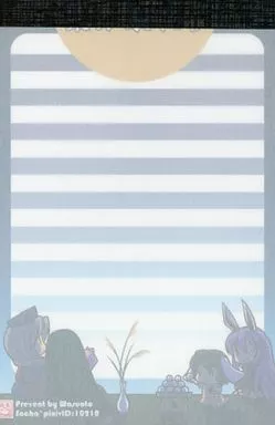 【東方Project】やおよろづ一筆箋 No.10 てゐ＆うどんげ＆永琳＆輝夜(粗茶)/わすおと。(粗茶る。)