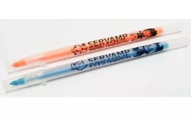 【SERVAMP】カラーマーカーセット 城田真昼＆クロ(田中ストライク) /さよならタイムリー