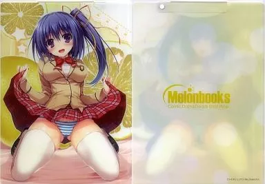 【めろんちゃん】スライドクリップファイル ブラックれもん(トモセシュンサク) C83カタログ特典/メロンブックス