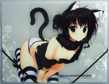 【オリジナル】A4ゴム付クリアファイルケース(有葉) C77/有葉と愉快な仲間たち
