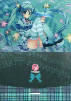 【ボーカロイド】3Dファイルケース 初音ミク(みけおう) COMIC1☆6/PINK CHUCHU