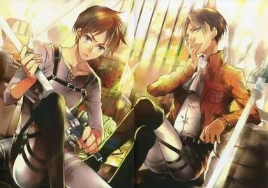【進撃の巨人】ポケットホルダー エレン・イェーガー&リヴァイ&ミカサ・アッカーマン(双葉はづき) SUPER COMIC CITY22/esca
