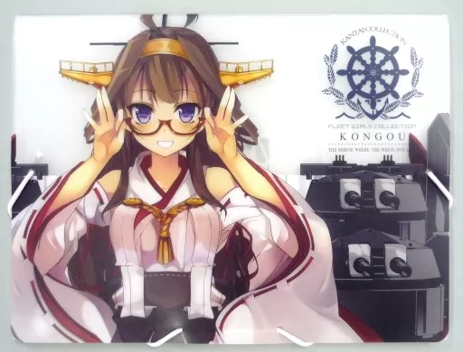 【艦隊これくしょん~艦これ~】フラットクリアケース 金剛(しろきつね) C90/白い狐の住む社