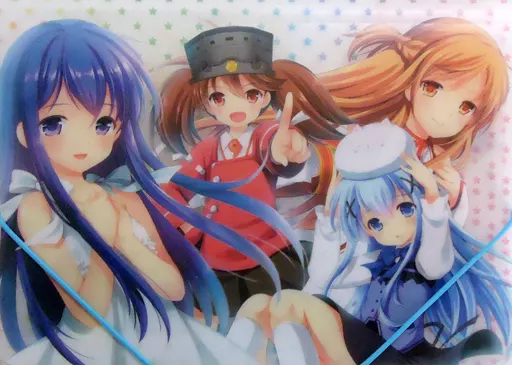 【よろず】ゴム留フラットケース チノ＆龍驤＆アスナ(あずまゆき) C90/いもむや本舗 -Singleton