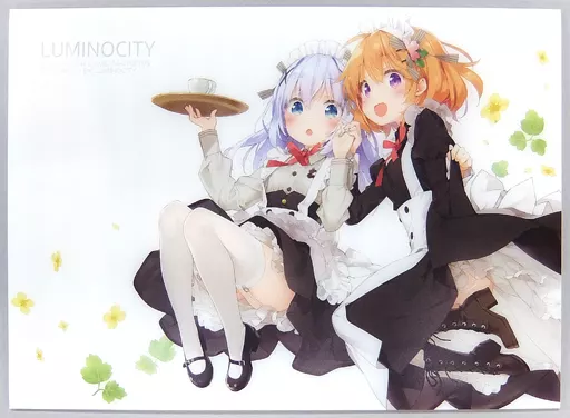 【ご注文はうさぎですか?】クリアフラットケース チノ＆ココア(かにビーム) C95/ルミノシティ